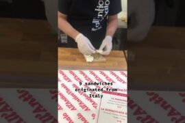 A taste of Italy in NYC All Antico Vinaio #foryou #foryoupage... #Shorts #boujeebitesonly