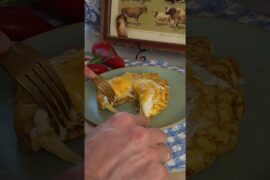 Cheesy Chicken Crepe Bakes  Recipe #crepes #pancakes #recipe #dinnerideas #dinner #food #cooking