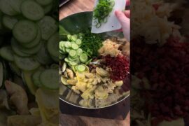 Ich teste den viralen Nudelsalat! #einfacherezepte #rezept