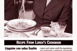 Linguine with Sophia Loren sauce