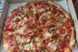 The Fredi Special Pizza and Cheese Bread from Fredi the Pizzaman in Melvindale