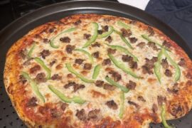 Homemade Sausage Pizza