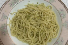 Brocolli spaghetti.