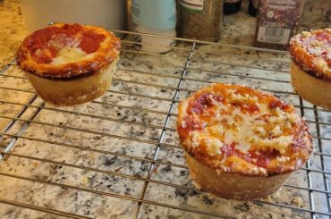 Homemade crazy puffs. They're minipizzas, I guess? They were really good.