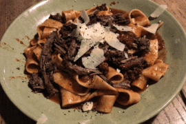 Pulled pork ragu Pappardelle