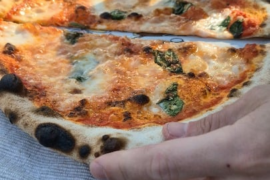 Homemade napolitano style pizza