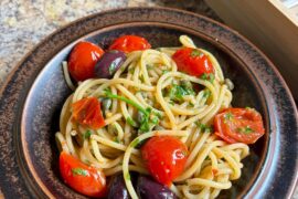 Started to make aglio e olio but…