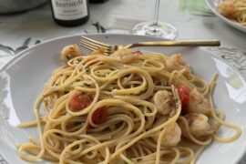 Spaghetti al Limone e Gamberi