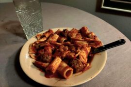 Rigatoni and Meatballs