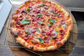 Pepperoni and cheese pizza!