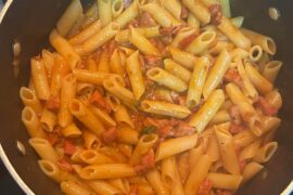 Red sauce penne :)