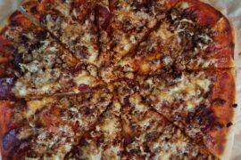 My first homemade pizza