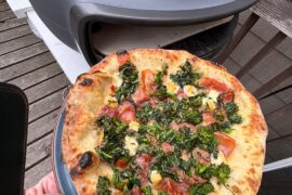 Leftover pizza