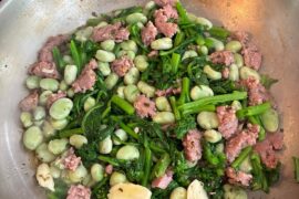 Friarielli con fave