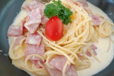 creamy spaghetti carbonara