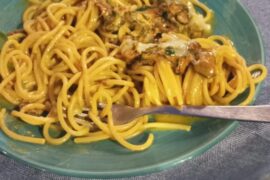 Spaghetti alla Nerano con zucchine di stagione(homemade)