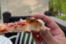 Been saving extra dough in the freezer. Liking the results lately.