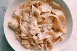 pappardelle scratch alfredo