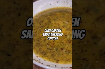 Olive Garden Salad Dressing at Home