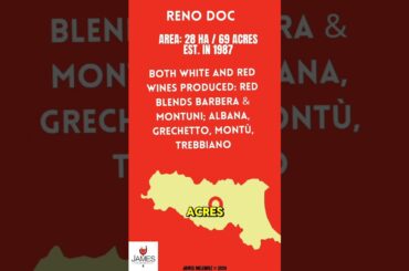 Reno DOC Explained in Under 60 Seconds #italy