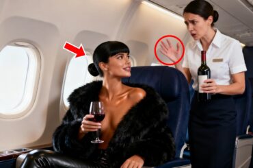 Crew Refuses Wine to Black Woman — Silence Falls When She Mentions Her Vineyard...