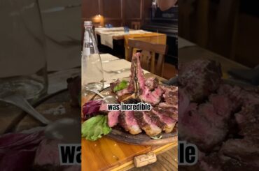 Perfect Florentine Steak in Florence, #Italy 🇮🇹 #steak #food