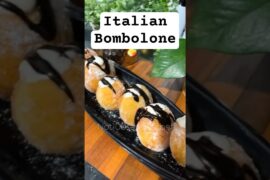 Homemade Italian Bombolene Donut #shorts