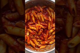 Ready in 15: Chickpea Arrabbiata Pasta 🌶️🍝