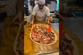 This Pizza Was So Huge, Nobody Thought It Would Sell #shortvideo