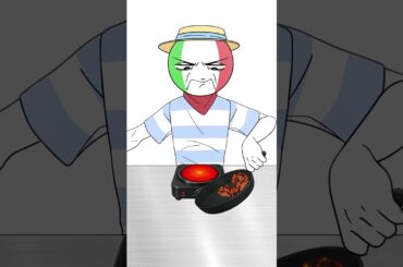 ITALY AND JAPAN MOCK THE FOOD 🥪 #countryhumans