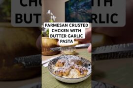 Parmesan Chicken with Butter Garlic Chicken #easyrecipes #recipe #garlicpasta #chickenrecipes