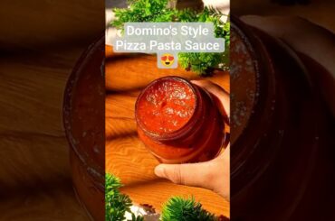 🍕 Homemade Domino's Style Pizza Pasta Sauce Recipe | Better Than Store-Bought✨ #trending #ytshorts