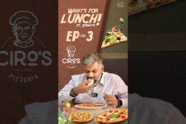 What's for lunch ft Zomato | Ep 3 | Ciro's Pizzeria | Italian #food #zomato #italian #pizza #shorts