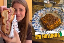 um dia comendo COMIDA ITALIANA em Bolonha, na ITÁLIA | terra da verdadeira bolonhesa 🍝