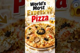 World's Most Expensive Pizza | 10 Lakh Rupees Pizza | Italian Pizza | TGB | #shorts #facts #pizza