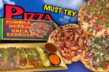 The Ultimate Birria Pizza | Feat. Dan Vs. World | Pizza Food Fiesta | Las Vegas