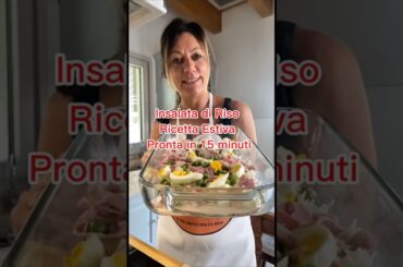 Insalata di Riso Ricetta Estiva Pronta in 15 minuti ⏰ #riso #salad #estate