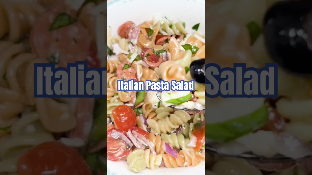 The Best Italian Pasta Salad #shorts The Best Italian Pasta Salad #shorts