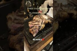 Skip the Florentine Steak. Not worth it. #italy #italianfood #bistecca #florence #foodreview