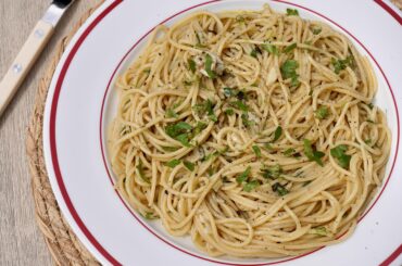 Spaghetti, Aglio, Olio di Alici, e Peperoncino