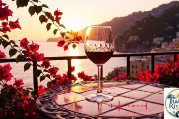 Wine at Sunset in Positano | Vintage Italian Riviera Song
