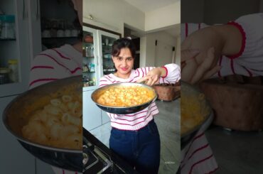 Viral high protein white sauce pasta recipe #shorts #whitesaucepasta