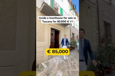 Charming Townhouse for sale in tuscany, 85.000 € 🇮🇹🏡