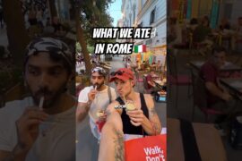 everything we ate in rome! (we need fiber asap) #foodvlog #husbands #couple #romefood #whatiate