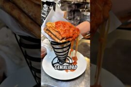 Han creado una combinación de pizza y pasta en forma de cono 🤯