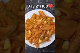 Day 21/100 | Market style red sauce pasta #food #recipe #trending #pasta #foodie #pakhikirecipe