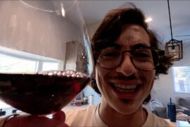 I Ate Like An Italian For Dinner (Pasta And Wine)