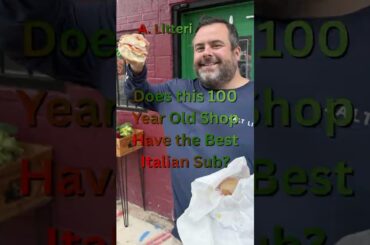 Does this 100 year old Restaurant have the best Italian sub? #sub #italianfood #foodreview