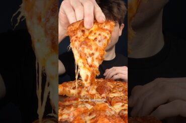 FINALLY Domino’s Pizza W extra Cheese + ranch #asmr #mukbang
