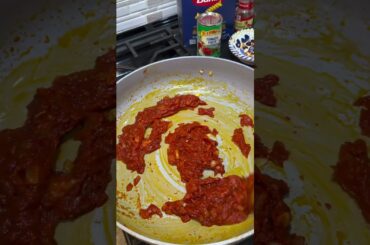 Making Gigi Hadid's viral vodka pasta at home #cooking #recipe #food